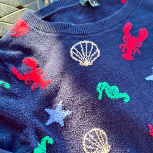 Talbot’s By The Sea Pullover Cotton Sweater - Picture 4 of 7